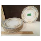 NORITAKE Porcelain Cerulean Bread Plates 7