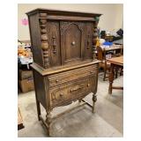 Vtg Wooden Hutch