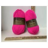 Encore Yarn 2 Skeins Worsted Weight 75/25 Acryl
