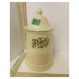 Pfaltzgraff Village Stoneware Lidded Flour