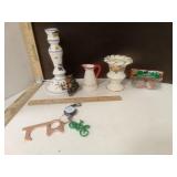 Ceramic  Candle Holders 2, Holiday Creamer,Mini