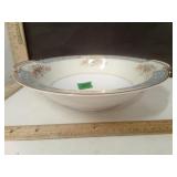 NORITAKE Porcelain Cerulean Pattern Serving Bowl