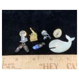 Scrimshaw & Mother Of Pearl Whale & More Pins &