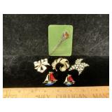 Vintage Gerryï¿½s Sailboat Pins & Lisner & Other
