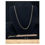 Emmons Gold Tone Cable Necklace & More