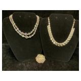 Vintage Costume Jewelry Art Deco Necklace