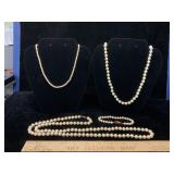 Monet Pearl ? Necklaces 3 & Bracelet
