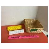 Napkin Basket & Pill Caddies