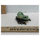 Small Resin ? Frog Figurine Big Feets