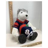 Build A Bear Husky Football Player