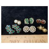 BSK Lisner Avon Clip On & Screwback Earrings