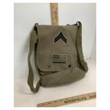 Olive Drab Canvas Map Bag