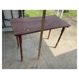 Antique Wooden Folding Sewing Table