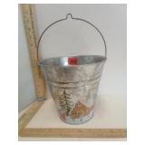 Galvanized Christmas  Bucket