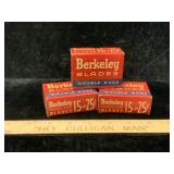 Vintage Berkeley Razor Blades 3 Boxes
