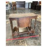Wooden Smoking Stand & Humidor Copper Lined