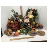 Fall faux Flowers & Decor