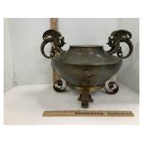 Antique Brass Oil Lamp Base Victorian