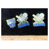 Vtg Little League Enamel Pins Junior League Pin