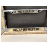 Personalized License Plate Frame