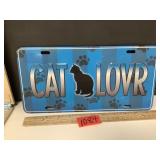 Cat Lovr. License Plate