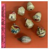 Vtg Mercury Glass Ornaments