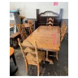 Table 6 Chairs 1Leaf & Table Protector