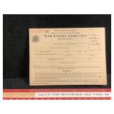 WWII War Ration Book Two