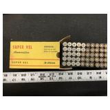 Super Vel Ammunition .38 Special Box Norma Carts