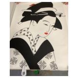 Poster Of Geisha Girl