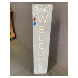 Place & Time Welcome Decor Wear & Tear On Bottom