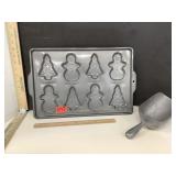 EKCO BAKERS-SECRET Cookie Pan Mold & Large