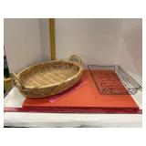 Woven Wicker & Wire Baskets