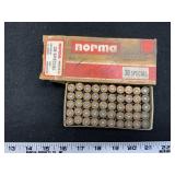 Norma .38 Special Cartridges In Box