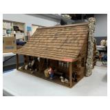 Miniature Cabin Handmade Minis & Bear Skin Rug