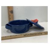 Enamelware Pot & Matching Lid