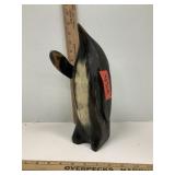 Wooden Penguin Statue