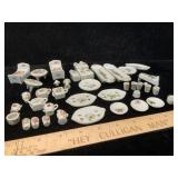 Vintage Miniature Dollhouse Furniture Porcelain