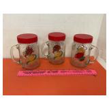 Lidded Holiday Jars 3 16oz