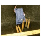 Brass Cartridges In Patriotic Pouch