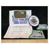 YABA CYFL Fabric Patches Bowling Football
