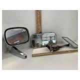 Various Vintage Car Mirrors Side View