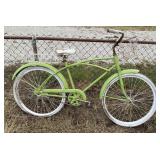 Vintage Bicycle Painted Gorgeous Green