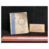 Vintage Drive-In Promo Materials Baby Book