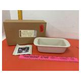 Longaberger Woven Traditions Small Loaf Dish In