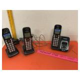 Panasonic Bluetooth Cordless Phones 3 Bases