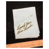 Signed Bruce Borders Fake Elvis Fabric