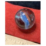 Cat's Eye Marble Tri Color Ribbon Shooter