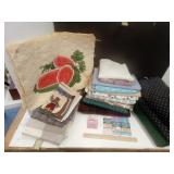 Material Remnants, Placemat Patterns, Lace Seam