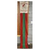 Santa Banners Hung In Downtown Terre Haute 1940's
